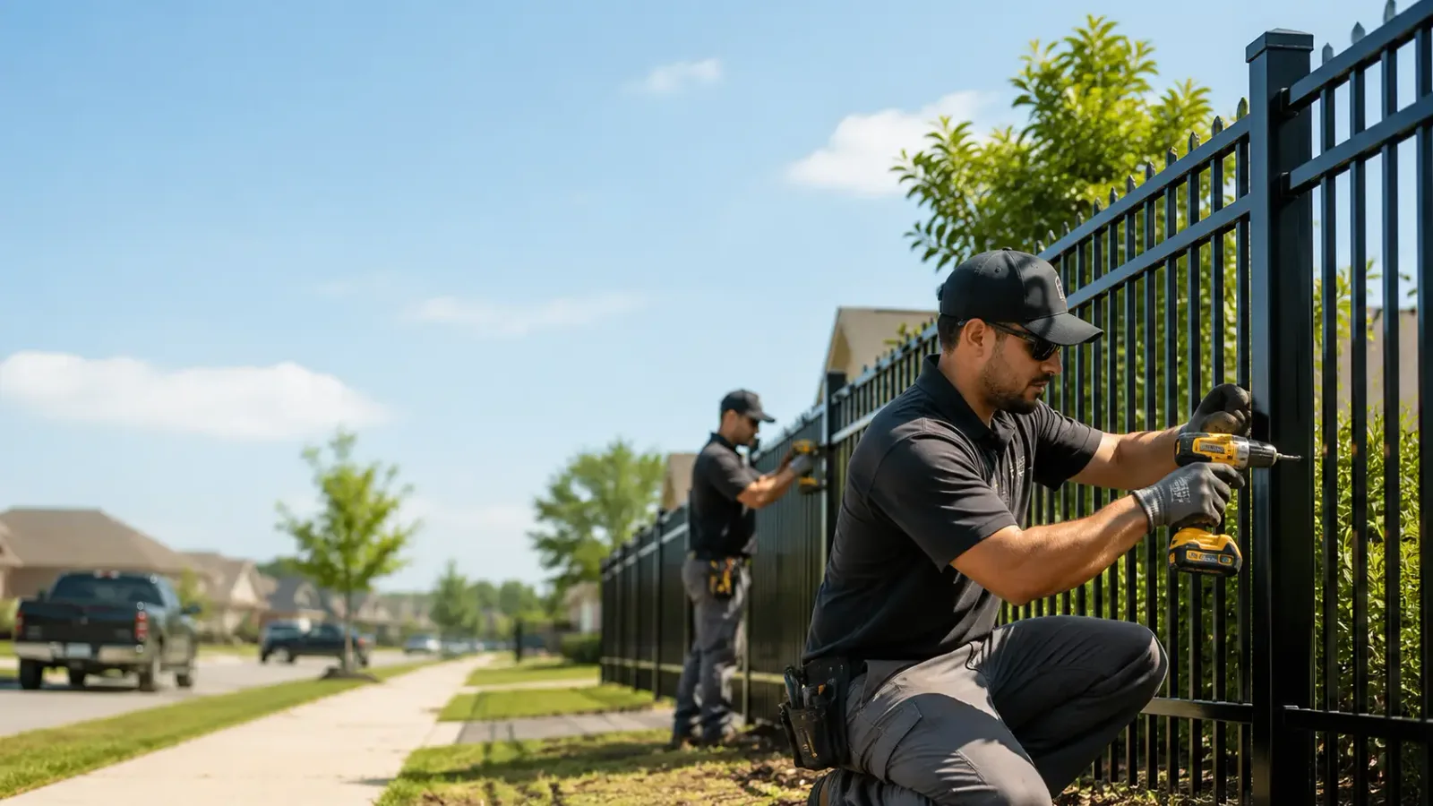 Metal Fence Installation in Brinktown, MO